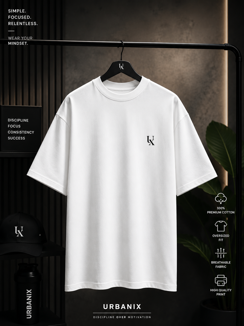 Unisex Terry Oversized Tee